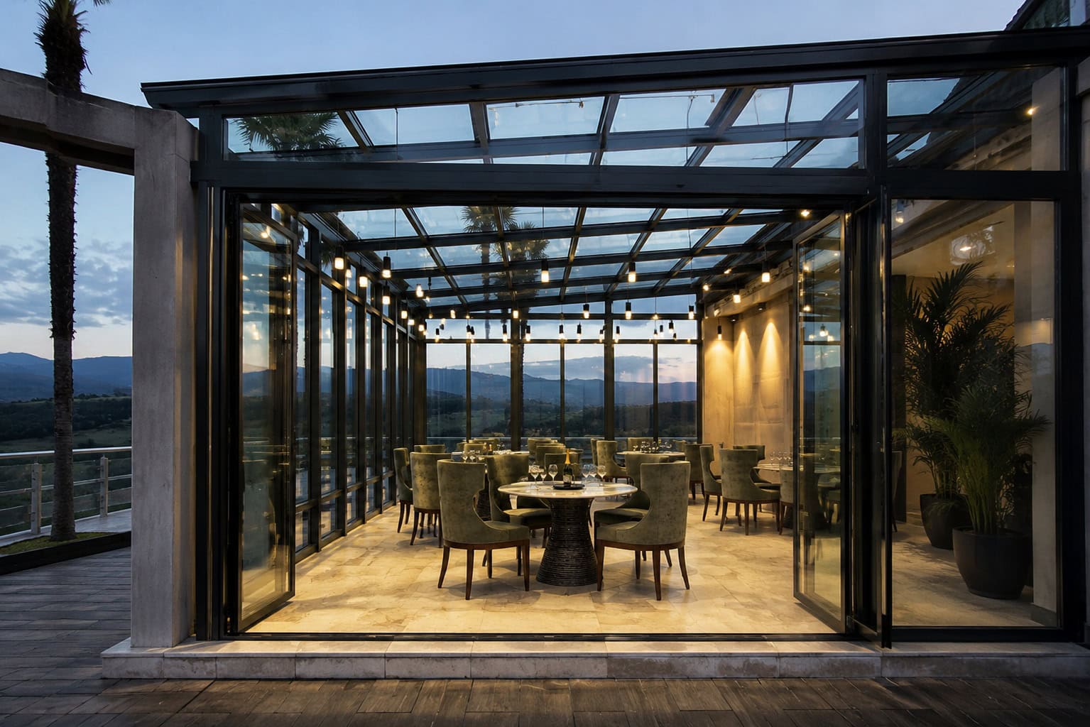Αίθριο Αλουμινίου Europa EAS 7000 Atrium - Skylight