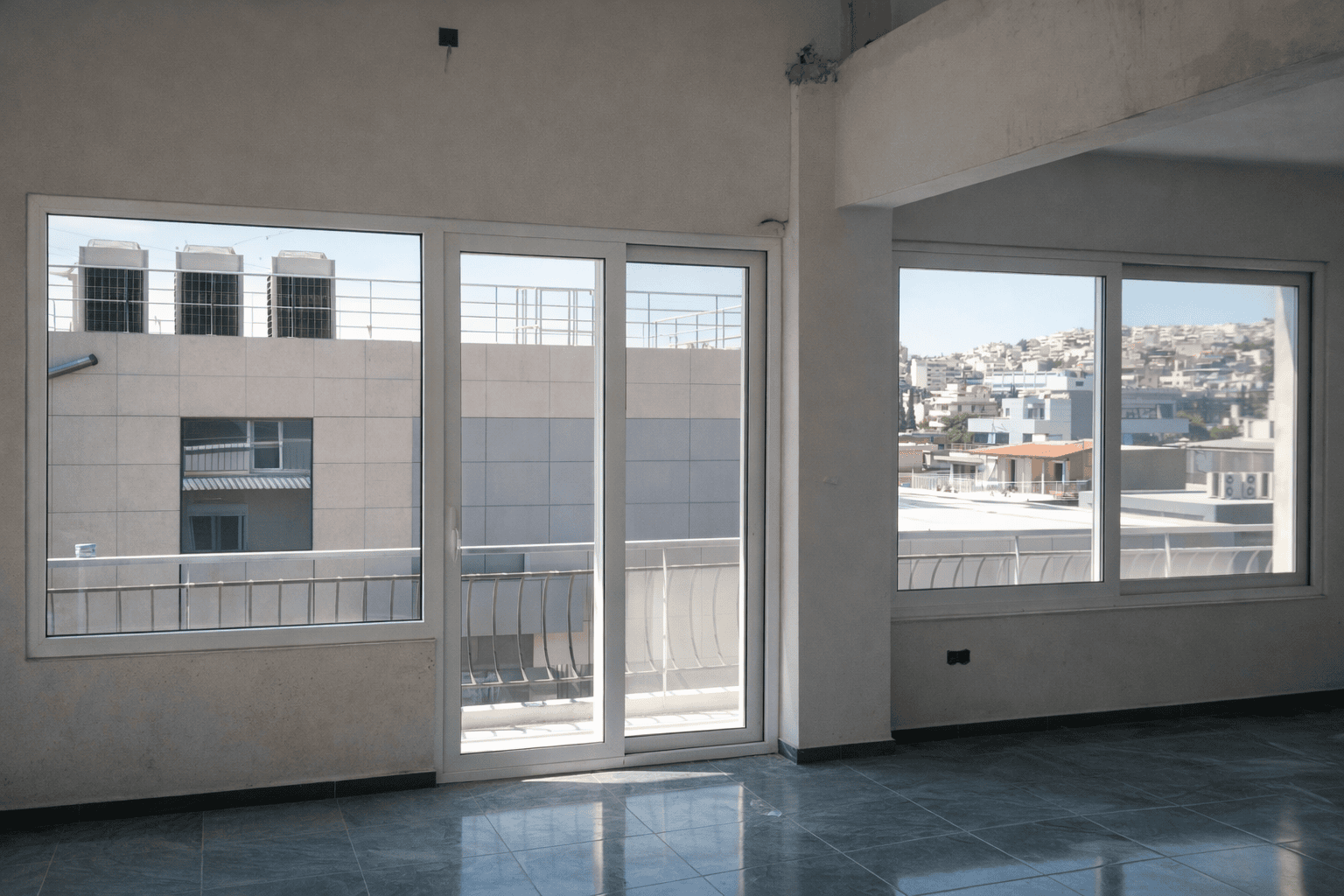 Ενεργειακά κουφώματα αλουμινίου σε διαμέρισμα 5ου ορόφου στο Νέο Ψυχικό