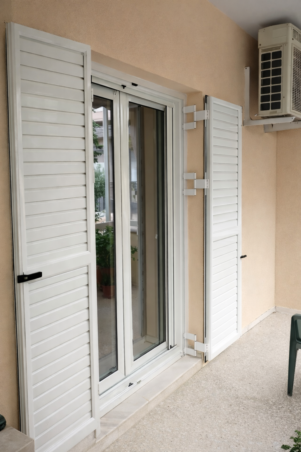 Αντικατάσταση ξύλινων κουφωμάτων με ενεργειακά αλουμινίου σε διαμέρισμα στη Μεταμόρφωση