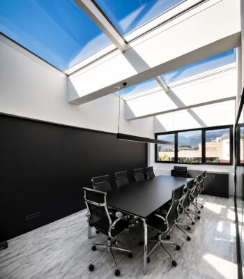 Silver Award office atrium project by Mparolas Aluminium Systems