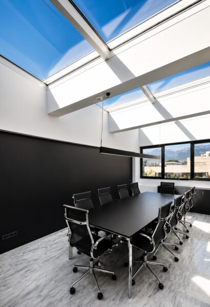 Silver Award office atrium project by Mparolas Aluminium Systems