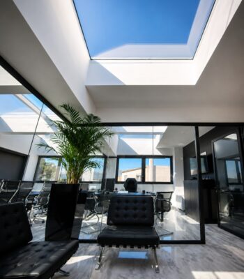 Silver Award office atrium project by Mparolas Aluminium Systems