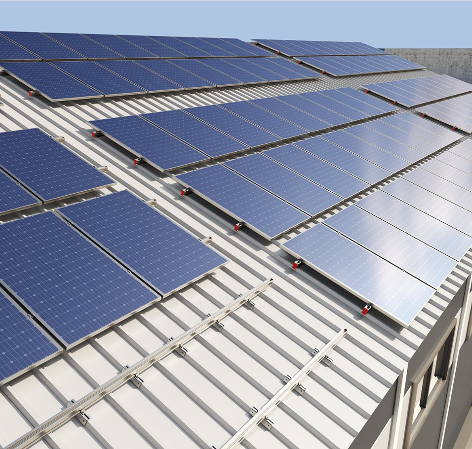 EUROPA Sun 4400 είναι ένα σταθερό σύστημα στήριξης φωτοβολταϊκών