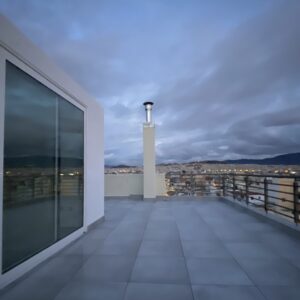 Ενεργειακά κουφώματα αλουμινίου Europa A40 SL Hybrid σε ρετιρέ στο Περιστέρι