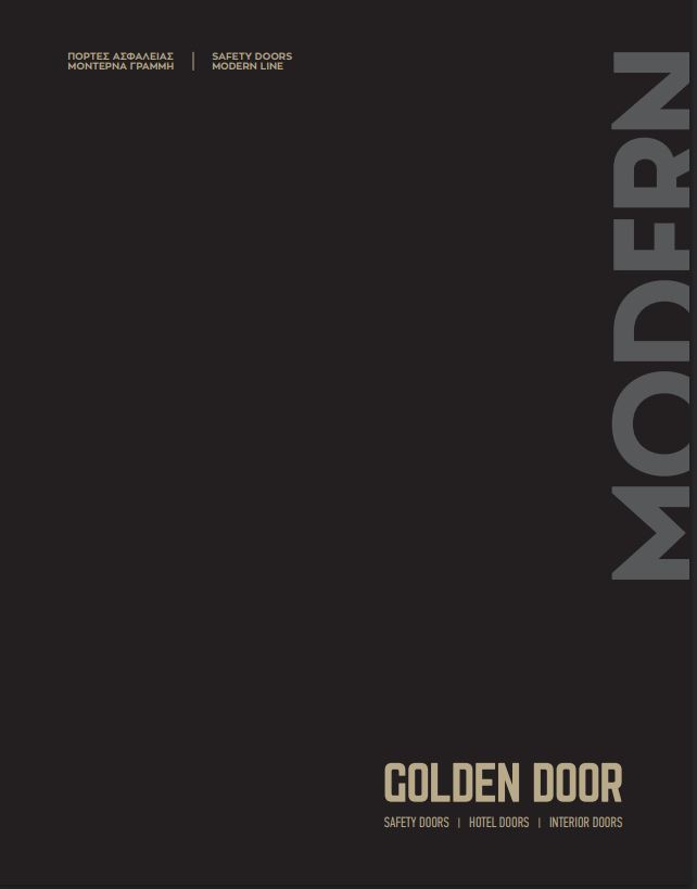 Golden Door Safety Doors Modern Line
