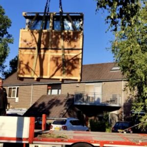 Export van aluminium ramen en deuren voor woningrenovatie in Rotterdam