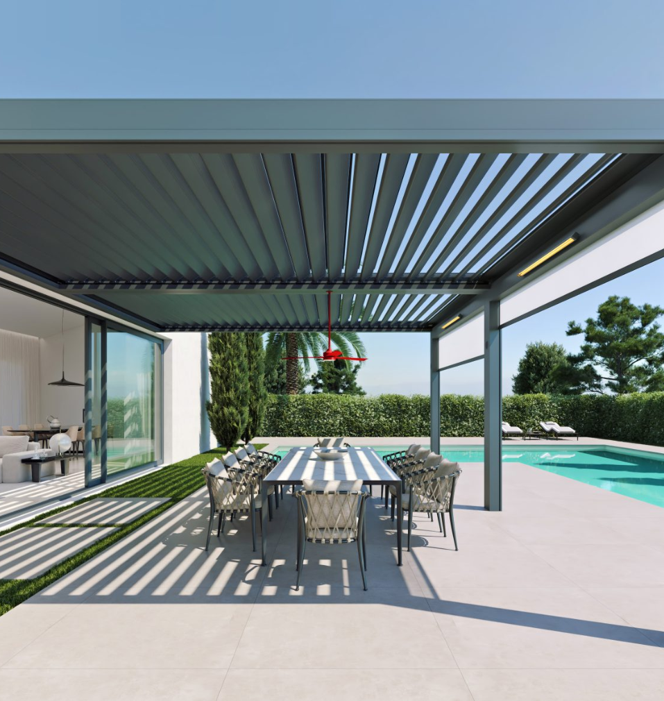 Bioclimatic Aluminium Pergola Europa EPS 80