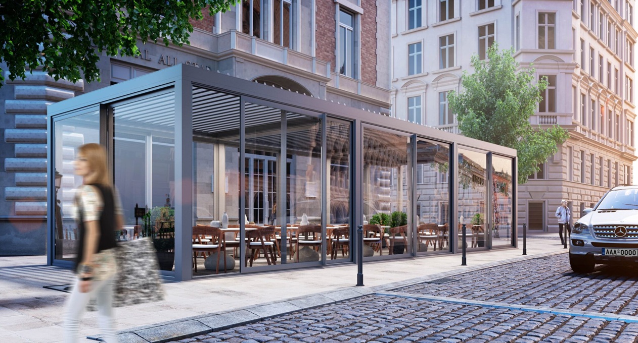 Europa EPS 80 Bioclimatic Aluminium Pergola