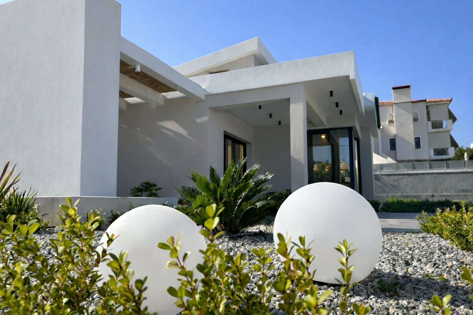 Ενεργειακά κουφώματα αλουμινίου σε νεόδμητη κατοικία στην Κάνηθο Χαλκίδας