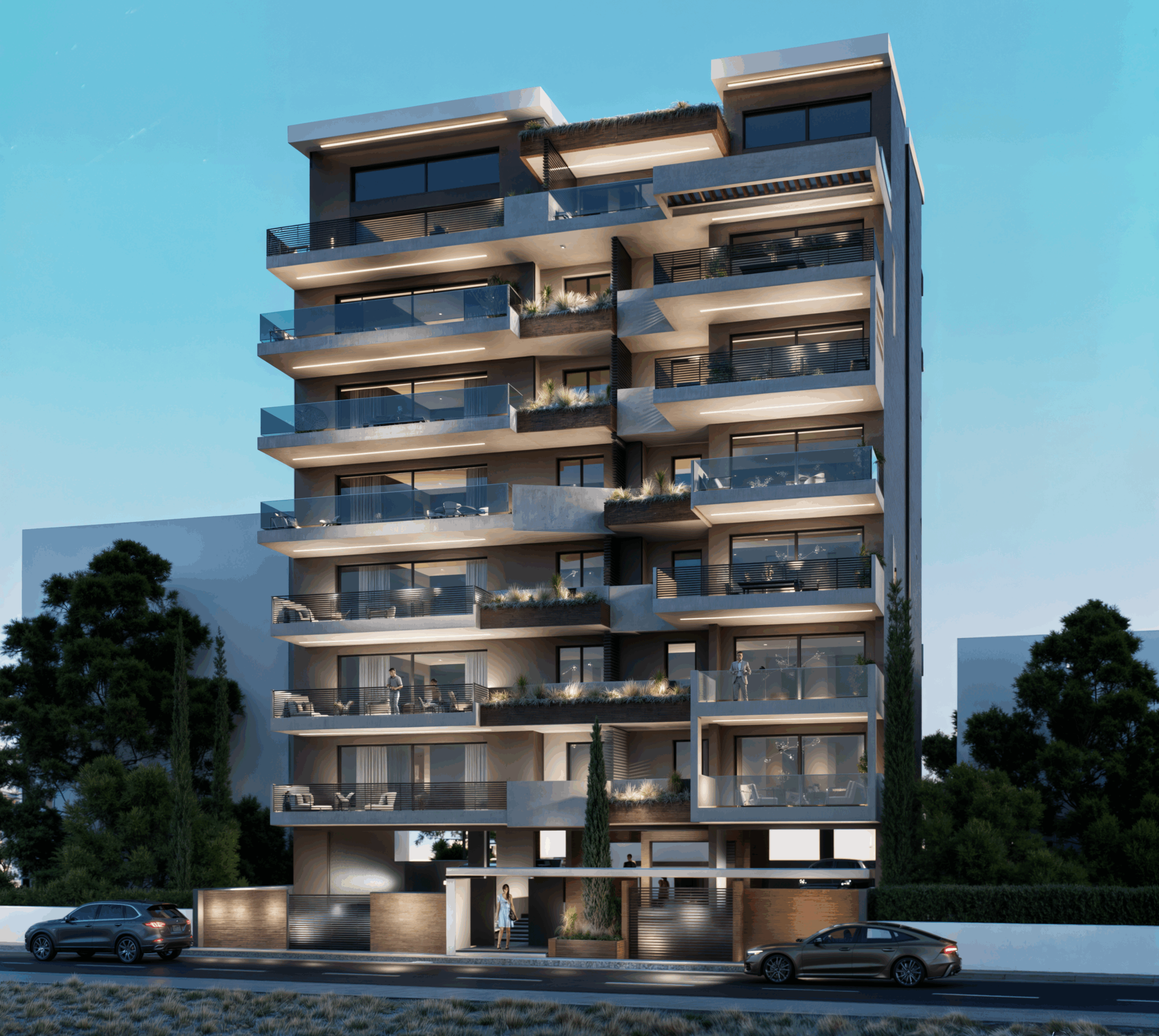 Νέα Πολυκατοικία Faros Residences Χαλκίδα - Φιλίππα Μαυροπούλου - Mparolas Aluminium Systems