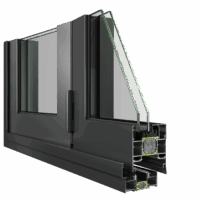 Πτυσσόμενα Κουφώματα Αλουμινίου Europa EFD 77 Hybrid