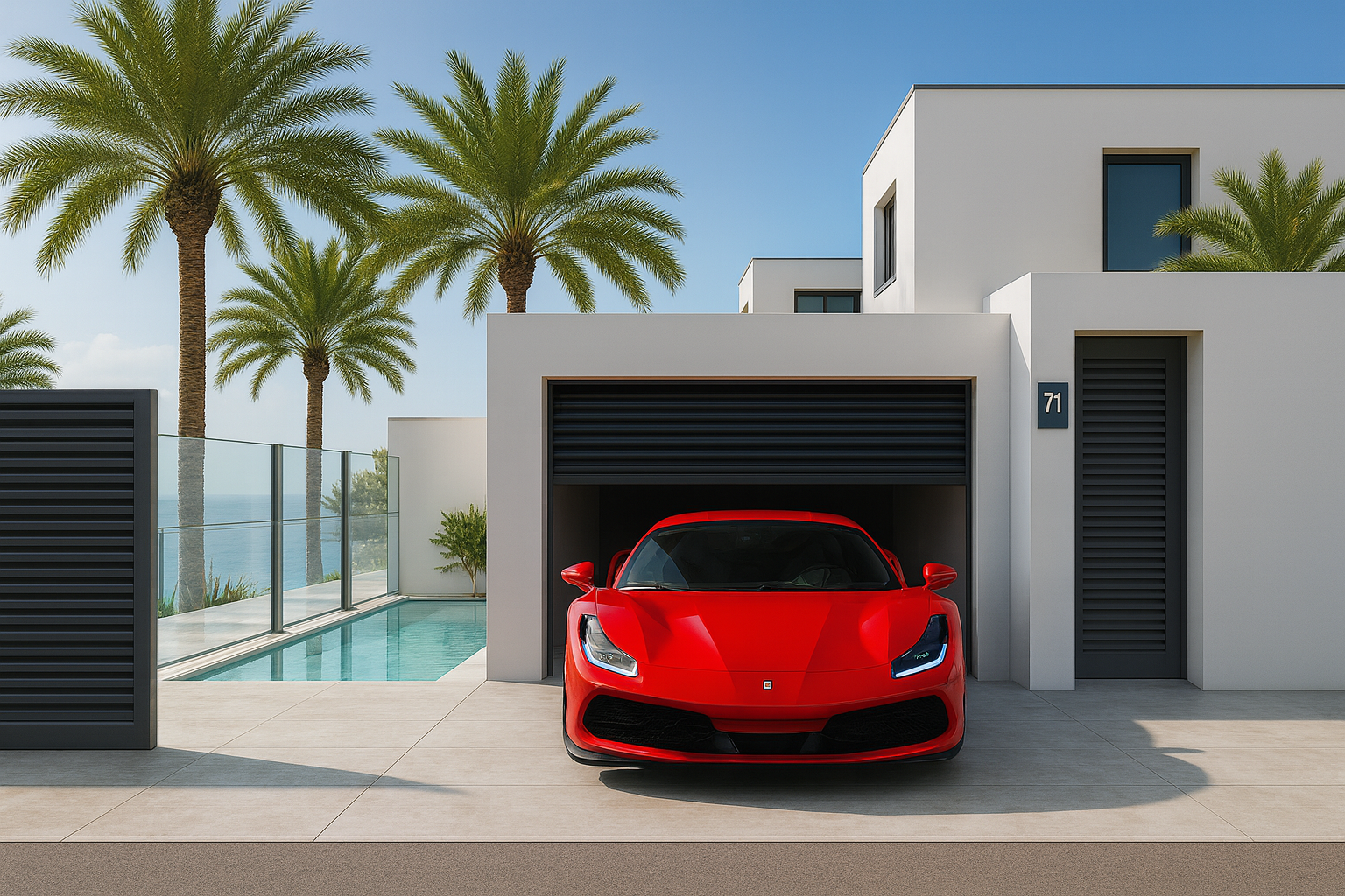 Γκαραζόπορτες Αυλόπορτες Αλουμινίου - Mparolas Aluminium Systems