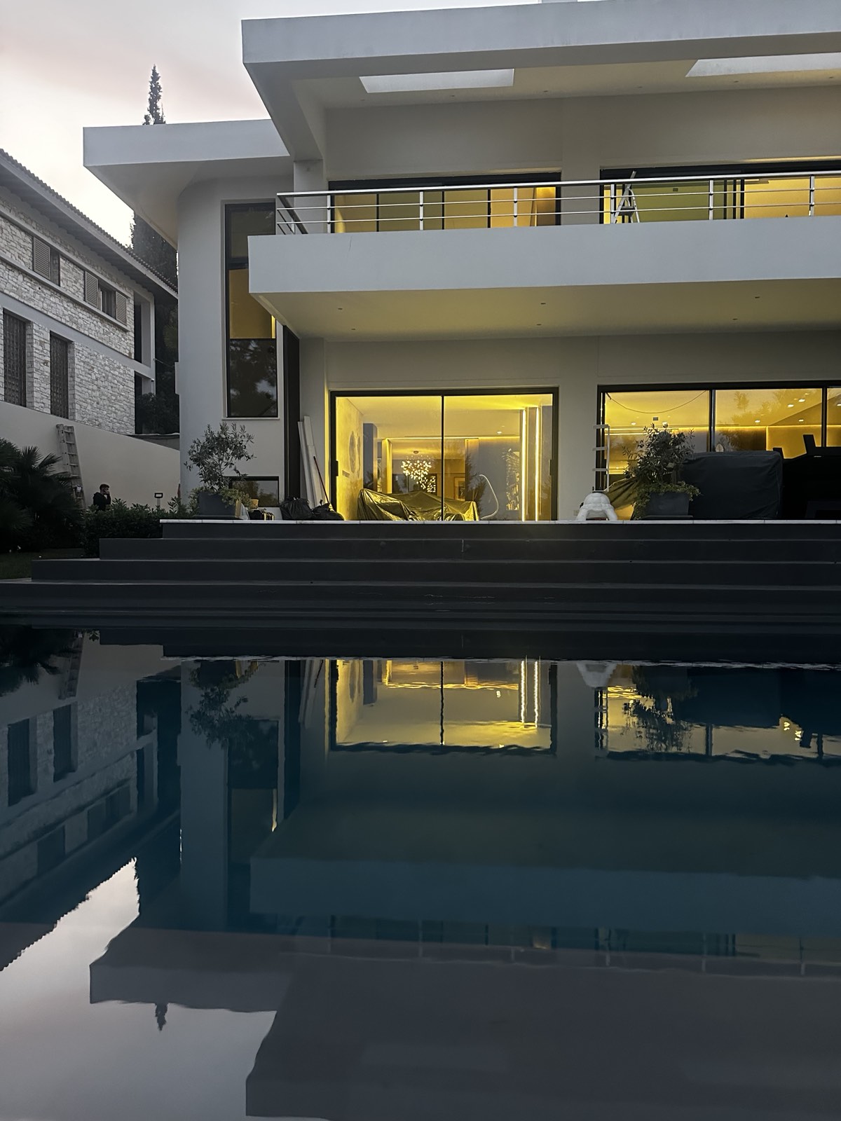 Minimal Κουφώματα Αλουμινίου Οικία στην Φιλοθέη_Europa EMF64 Hybrid_Mparolas Aluminium Systems