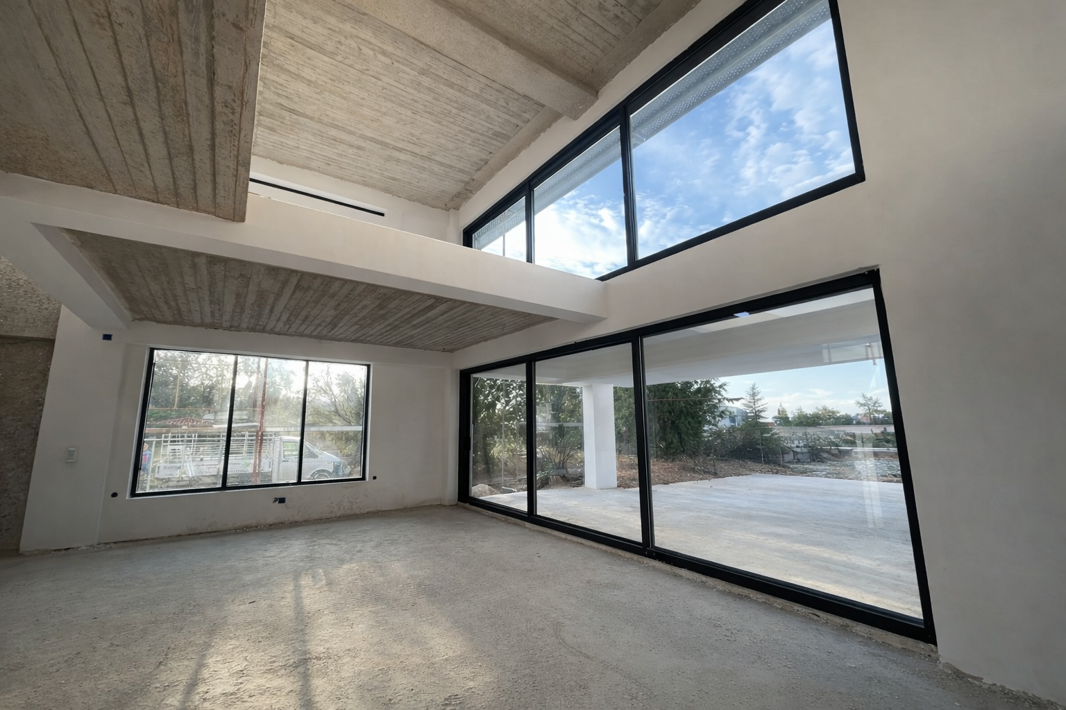 Minimal κουφώματα αλουμινίου σε παραθαλάσσια κατοικία στο Λαγονήσι