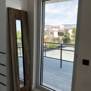 Ενεργειακά Συρόμενα κουφώματα Αλουμινίου Europa Hybrid φυσικής ανοδίωσης σε διαμέρισμα στην Κηφισιά