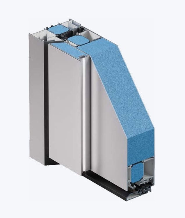 TLS90 MultiLayer Door Section