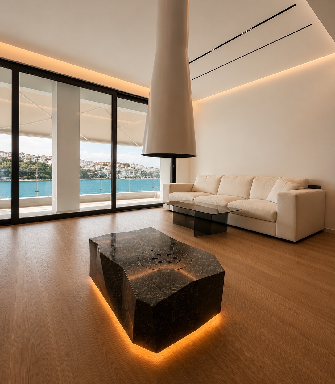 Aluminium Sliding Windows - Hilda Apartment Chalkida - Mparolas