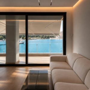 Aluminium Sliding Windows - Hilda Apartment Chalkida - Mparolas