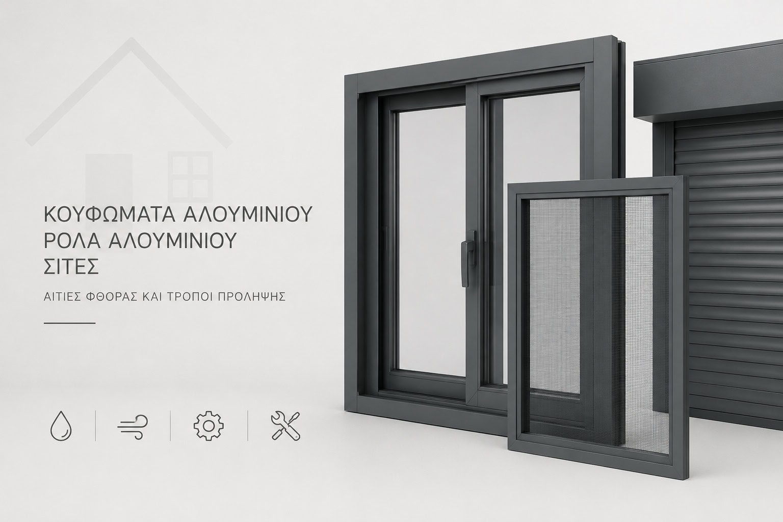 Ο Απόλυτος Οδηγός Συντήρησης Κουφωμάτων Αλουμινίου | Συχνές Βλάβες, Καθαρισμός & Χρήσιμες Συμβουλές